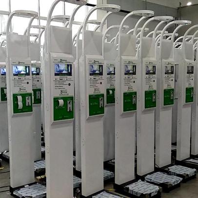 SH-500A、SH-100T投幣體重秤出口南美洲