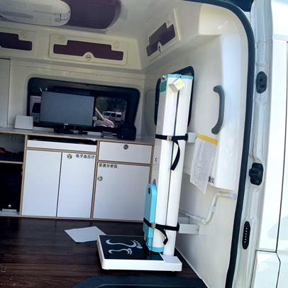 體檢車(chē)SH-600G便攜式身高體重秤案例